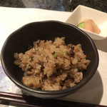 鉄板焼 馨 - ガーリックライス