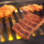 焼肉みつ - そうそう、この焼き色！このタイミング！