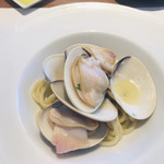 ピアット スズキ チンクエ - パスタが見えないほどのハマグリ 嬉しすぎ