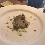 ピアット スズキ チンクエ - 鮑とサザエのリゾット