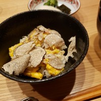 はらまさ - 炊き込みご飯、カニ玉、トリュフ