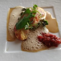 フレンチ ベイ・ビュー - 帆立とヒラメのスフレ仕立て