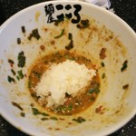 麺屋こころ - 追飯を投入したところ