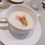 White corn potage [lunch]