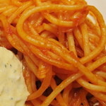 北野グリル - 太めのスパゲッティナポリタン