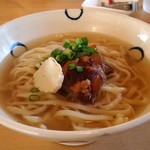 島豆腐と、おそば。真打田仲そば - 