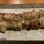 蛮風 - 長ネギの豚バラ包み焼き