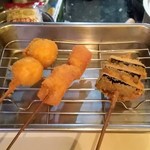 Kushiagedokoro Nandeyanen! - うずら、ハムカツ、茄子