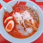 山岡家山形西田店 - 地獄の激辛ラーメン 870円