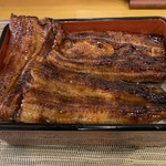 町田 うなぎ流木 - 【2019.7.25】特上うな重(1.5匹分)6000円+ご飯大盛り100円