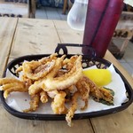 Uomaru Honten - ゲソ天ぷら。