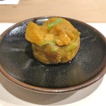 うを徳 - 茄子田楽 + 雲丹