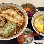 Suginoya Honjin - テンプラ蕎麦とミニカツ丼