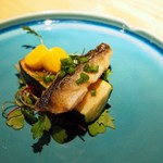 ル・カドゥ - 鮎とズッキーニ