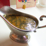 かれーの店 うどん  - 1月の冬の夜かれープレミアム(1100円) ※冬の夜かれーバジルタイプ+梅干し