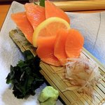 あじ彩 - あじ彩 「サーモン刺し」