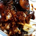 豚丼の鶴橋 - 豚丼の鶴橋＠帯広　豚トントロ丼　ご飯