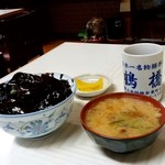 豚丼の鶴橋 - 豚丼の鶴橋＠帯広　豚トントロ丼　斜め