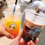 爽茶 - タピオカなしのオレンジジュース❤︎