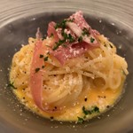 ユリイカ - 冷製パスタ。この日はカルボナーラだった。