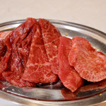 焼肉 セジョン - 本日の肉盛り４種
