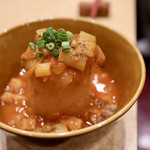 波へい - 大根レッド 〜アサリとエビのチリソース〜