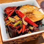 明道町中国菜 一星 - スッポンの辣子鶏