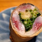 明道町中国菜 一星 - いわしの春巻き