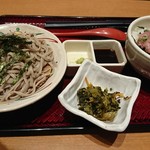 定食屋百菜 旬 - まぐろタタキごはんセット（税別730円）