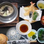 磯之河 - 鯛釜めし天婦羅