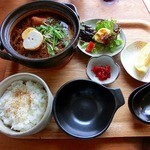 中島珈琲　美山茶房 - 鍋焼カレーラーメン