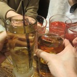 たつ家 - 本日3回目の乾杯♡