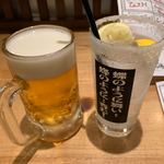 夜ノ焼魚 ちょーちょむすび - 【ビールとノンアルレモンサワーで乾杯！】2019/7