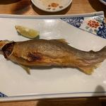 夜ノ焼魚 ちょーちょむすび - 【鮎壱時間焼き…490円】◎2019/7