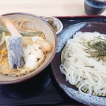 麺 こまち - ざるセット（天丼）　￥760