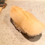 すし京辰 - 平貝の昆布締め