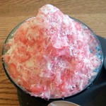 寿や - いちごのフワフワかき氷