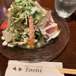 Toshi - 絶品サラダ ＋100円で大盛り出来ますよ（ランチ時）
            2019/6  by みぃこのごはん日記