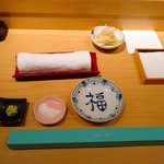 鮨 尚充 - テーブルセット