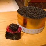 鮨 尚充 - トロタク軍艦 560g 15万円のキャビア乗せ