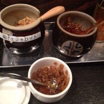 Torisoba sampo ichi - 卓上の調味料