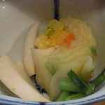 天婦羅いもや - 漬物