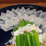 味ふく - ふく刺しです