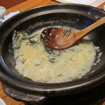 味ふく - 鍋にはもう１膳分残っています　このあと完食しています