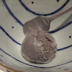 味ふく - 〆の胡麻のアイスです