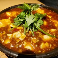 阿波 よし田 - 麻婆豆腐、アップ。