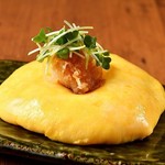 お好み焼き・鉄板 まっちゃん - 【プルプル】出汁巻き玉子。目の前の鉄板で焼きあげます。食感はぷるぷるフワフワ 550円