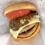 モスバーガー - スパイシーカレーダブルモスチーズバーガー