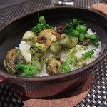 レストラン バカール - ツブ貝とブルゴーニュバターの炊きあげご飯2