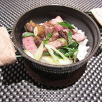 レストラン バカール - イベリコ豚の鉄鍋炊きあげご飯2